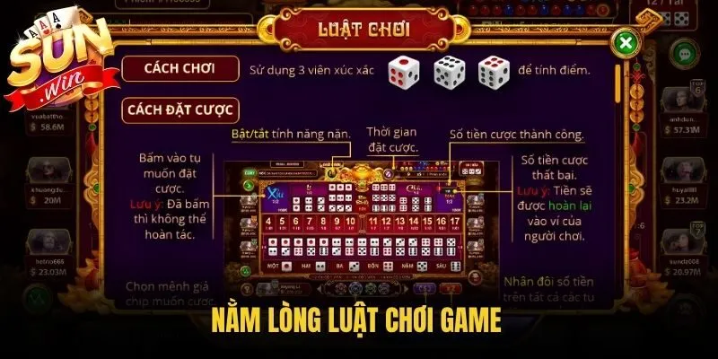 Nằm lòng luật chơi game 