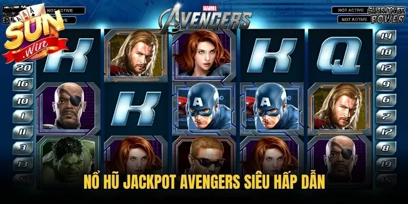 Nổ hũ Jackpot Avengers siêu hấp dẫn